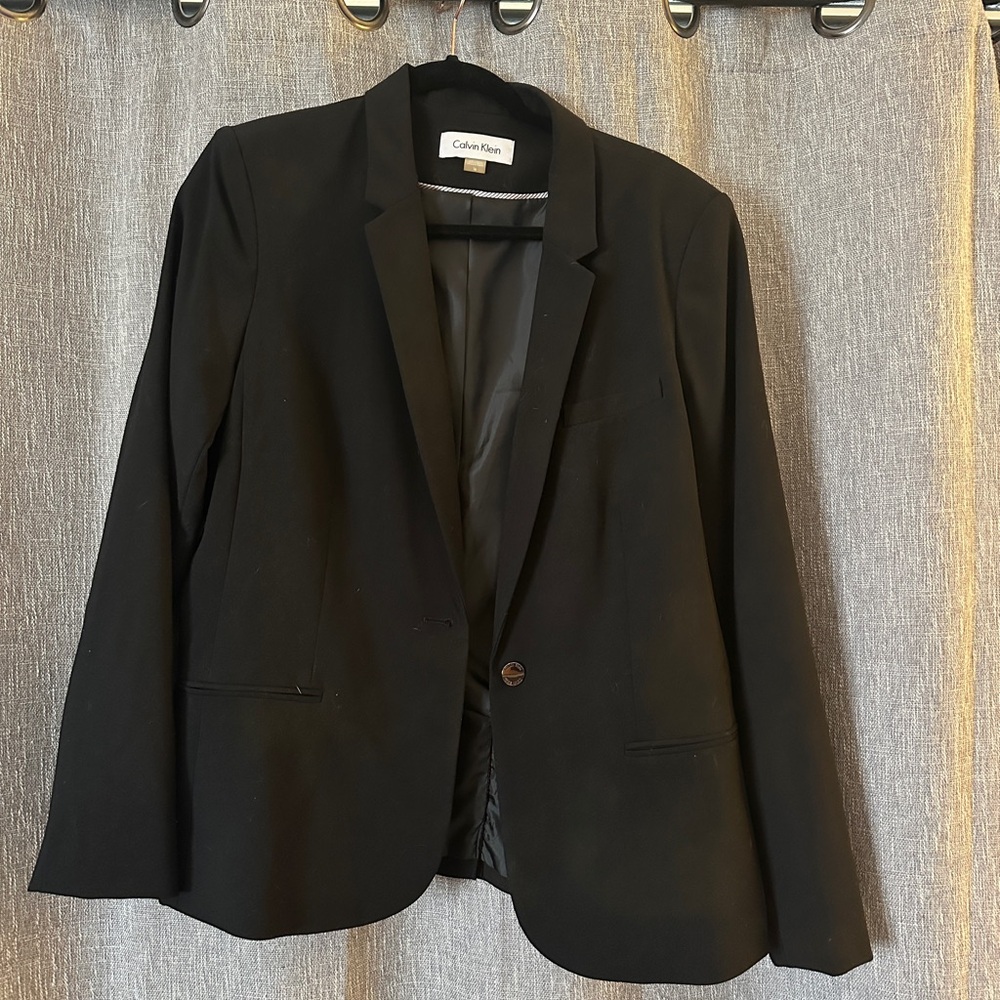 Calvin Klein Women's Black Blazer